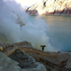 Illustration for article titled Farming Sulfur on the Edge of an Acid-Spewing Volcano Is Just as Miserable as It Sounds